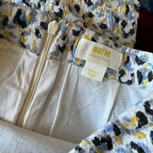 MAEVE Anthropologie Jacquard Leopard Print Pencil - Picture 5 of 6